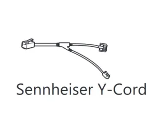 Yealink CABLE SENNHEISER EHS36 Cable Y para conectar EHS36 con auriculares Sennheiser (viene ya incluido con el EHS36)