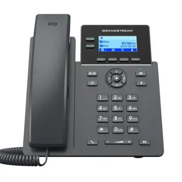 Grandstream GRP2602LP Teléfono IP PoE, 2 cuentas SIP, 2 líneas,4 teclas programables XML, 32MB NOR Flash