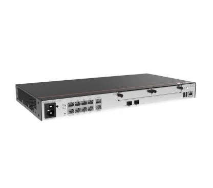 Huawei AR720 Router AR720, 2xGE combo WAN, 8xGE LAN, 2xUSB 2.0, 2xSIC. Forwarding performance: (64 byte): 9Mpps~25Mpps. Max clientes: 700. Static Route, RIP, OSPF, BGP, IS-IS. MPLS, VPN.