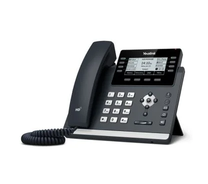 Yealink SIP-T43U Teléfono avanzado 12 cuentas SIP, CON PoE, SIN PSU Soporta el codec Opus Dos puertos USB 2.0 Pantalla