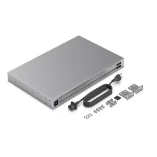 Ubiquiti USW-PRO-HD-24 Switch capa 3, 2x 10 GbE, 22x 2,5 GbE y 4xSFP+ 10 Gb, puertos Etherlighting y con capacidad para