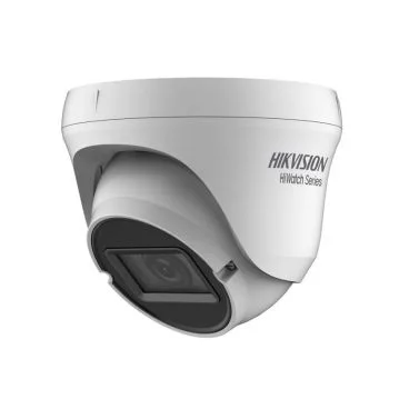 Hiwatch HWT-T350-Z - Cámara Analógica Formato Turret, Resistente a Intemperie, Resolución 5MP 20fps (2560×1944px), Zoom