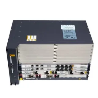 Huawei Optixtar MA5683T-8GC+-2U1G-DC Chasis MA5683T (H60BZ1MABO01) con las tarjetas: H807GPBD (8 GPON), 2x H80-PRTE