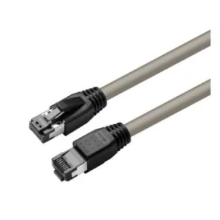 eRize - Cables de Red ERZ-EPRJ45SF08CULZ-750-GY Latiguillos CAT8 S/FTP Gris 7,5 metros LSZH