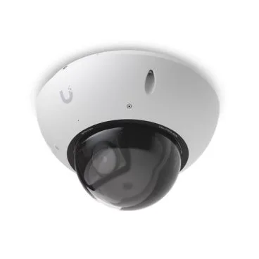 Ubiquiti UVC-G6-Pro-Dome-W Cámara 4K PoE+ blanca todo clima y a prueba de vandalismo, con motor de inteligencia artificial