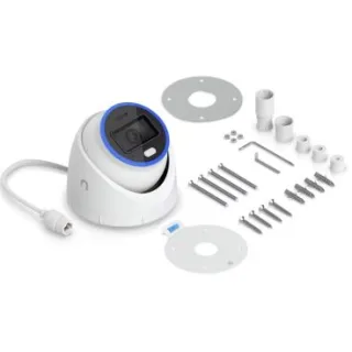 Ubiquiti UVC-AI-TURRET-W Cámara turret 4K/8MP PoE+ Visión nocturna color LED e IR alcance 40m