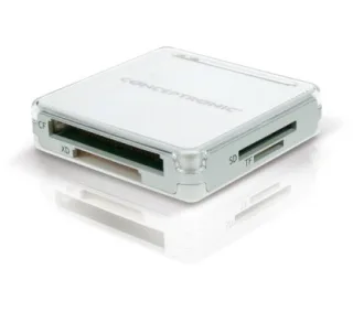 Conceptronic CMULTICRSI Lector de tarjetas de color plata USB 2.0 ALL - IN - ONE