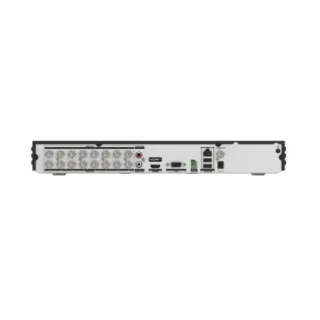 Hikvision IDS-7216HQHI-M2/XT - Grabador Híbrido Analógico-IP de Sobremesa, 16 Canales BNC 1080p + 8 Canales IP, Capacidad