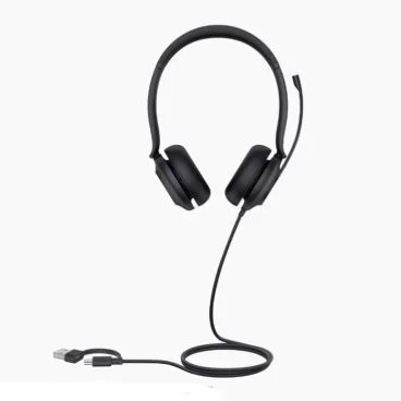 Yealink UH35 Dual UC / Teams USB-C/A Auricular biaural con cable USB-C Versión Teams Tecnología de cancelación de ruido con