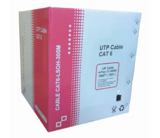 eRize ERZNC-U6CCALZ-305 Cable de Red UTP CAT6 LSZH Económico Blanco, CPR DCA (305M. EN CAJA)