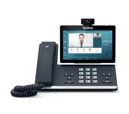 Yealink SIP-T58A WITH CAMERA Videoteléfono de diseño con 16 cuentas SIP, PoE, sin PSU