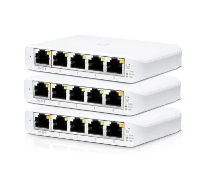 Ubiquiti USW-FLEX-MINI-3 Pack de 3 unidades de USW-Flex-Mini