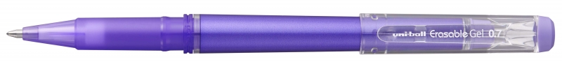 Uni-ball UF-222 Roller de Gel Borrable - Punta de Bola 0.7mm - Tinta Termosensible - Doble Goma de Borrado - Color Violeta · Pack de 12 uds.