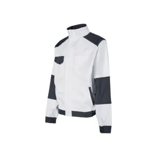 Upower Zagabria Chaqueta de Trabajo - Talla 2XL - Algodon Stretch, Durabilidad y Transpirabilidad, Bolsillos con Cierre, Anillo Porta-Identificacion, Puños Ajustables, Lavable a 40° - Color