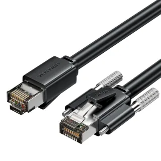 Vention Cable de Red SFTP RJ45 Cat.6 - 2m - Industrial - Ultraflexible - Color Negro