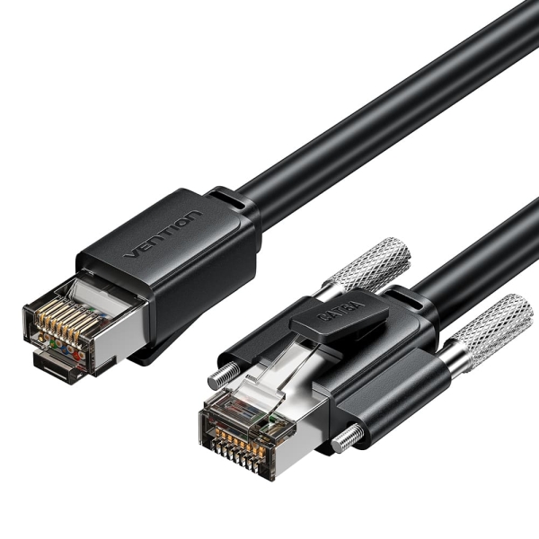 Vention Cable de Red SFTP RJ45 Cat.6 - 2m - Industrial - Ultraflexible - Color Negro