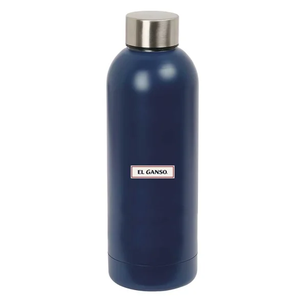 Safta el Ganso Eclipse Botella Termo de 500ml - Acero Inoxidable - 70x225mm - Color Azul Marino