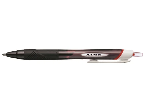 Uni-ball JetStream Sport SXN-150E Boligrafo Retractil - Punta de Bola 1mm - Tinta Pigmentada Resistente al Agua y Luz - Secado Instantaneo - Color Rojo · Pack de 12 uds.