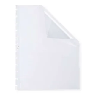 Oxford Variozip Fundas para Carpetas - Tamaño A4 - Material de Piel Naranja Transparente - Cierre con Cremallera - Resistente y Duradero · Pack de 10 uds.