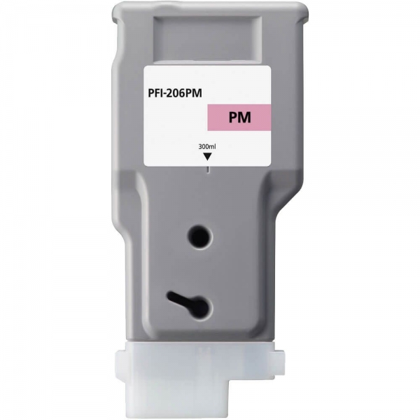 Canon PFI206 Magenta Photo Cartucho de Tinta Pigmentada Generico - Reemplaza 5308B001/PFI-206PM