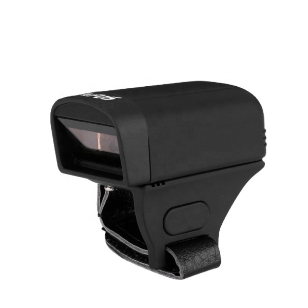 AVPos Lector de Codigos Portatil Finger BT02 - Codigos 1D, 2D y QR - USB y Serie - Bluetooth - 300mAh - Color Negro