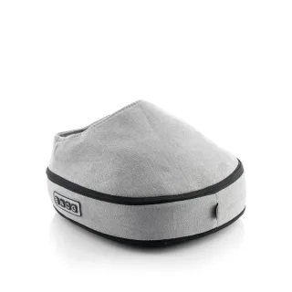 Innovagoods Futsa Masajeador Shiatsu Termico 2 en 1 - 24W - 3 Velocidades - Cable 120cm - Cabezales Rotativos - Apagado Automatico - Funcion Calor - 32.5x10x35cm - Color Gris y Negro