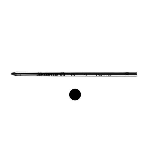 Pelikan Recambio Universal para Boligrafo Mini 38F - Escritura Suave y Precisa - Color Negro · Pack de 20 uds.