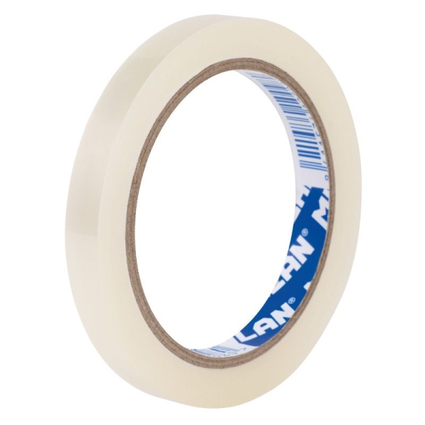 Milan Cinta Adhesiva Transparente - Medidas 12mm x 66m - Color Transparente Brillante · Pack de 12 uds.