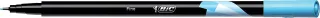 Bic Intensity Fine Rotulador de Punta Fina de 0.8mm - Trazo de 0.4mm - Tinta con Base de Agua - Color Turquesa · Pack de 12 uds.