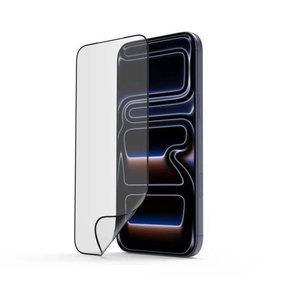Hama Super Hybrid Cristal Protector para iPhone 17 Pro Max - Antihuellas - Base de Montaje - Flexiglas rPET - Grado de Dureza 9H - Proteccion D3O - Color Transparente