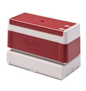Brother PR4090R6P Pack de 6 Monturas de Sellos Originales - 40x90mm - Color Rojo