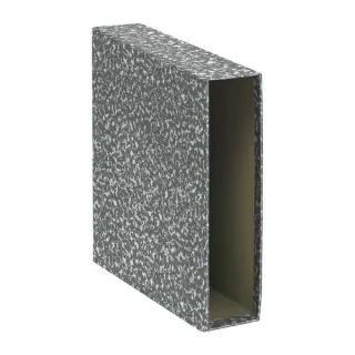 Dohe Fundas de Archivadores - Tamaño A4 - Carton Forrado con Papel Impreso - para Archivador Jaspeado gris - Natural · Pack de 20 uds.
