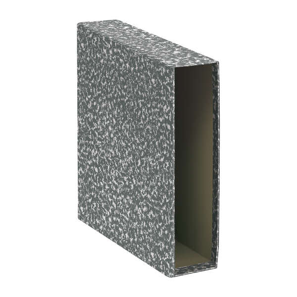 Dohe Fundas de Archivadores - Tamaño A4 - Carton Forrado con Papel Impreso - para Archivador Jaspeado gris - Natural · Pack de 20 uds.