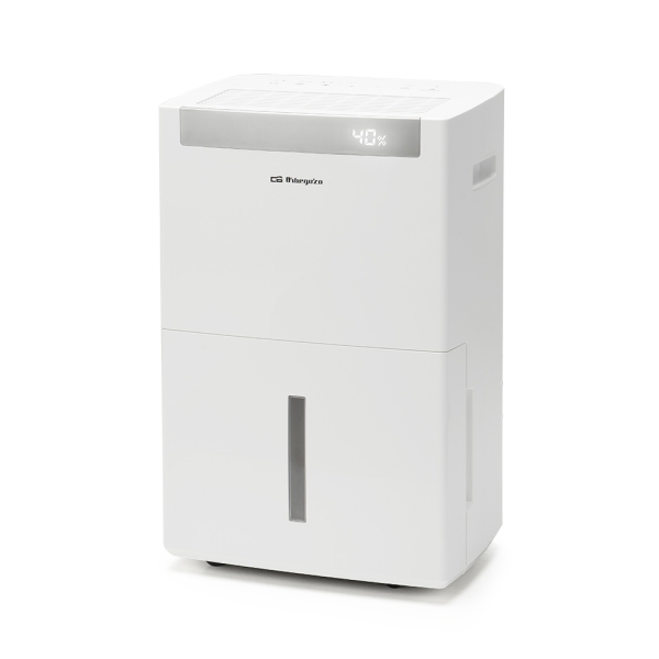 Orbegozo DH 5000 Deshumidificador - Potencia 630W - Absorbe 50 L/Dia - Deposito de 6.5L - Respetuoso con el Medio Ambiente - Temporizador - Ruedas y Asa de Transporte - 38x61x27cm - Color bl