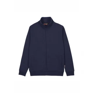 Upower Sotra Sudadera de Trabajo sin Capucha - Talla 2XL - Cremallera, Polialgodon Perchado, Diseño Ergonomico, Puños y Dobladillo Elastico, Bolsillos Laterales, Proteccion DPI1 - Color Azul