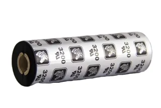 Zebra WAX/Resin 3200 Pack de 12 Cintas de Transferencia Termica Original - Cintas de mezcla Cera/Resina - Nucleo 12.7mm, Ancho 110mm, Longitud 74m