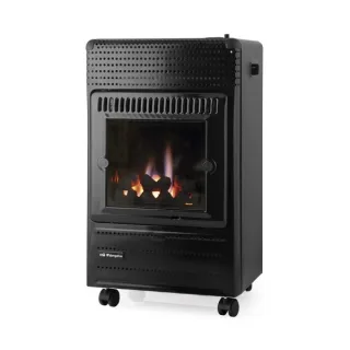 Orbegozo HBF 95 N Estufa de Llama Azul - Potencia Calorifica de 3500W - Triple Sistema de Seguridad - Clase Energetica a - Ruedas y Asas de Transporte - Gas Butano/Propano - 40x70x34cm - Col