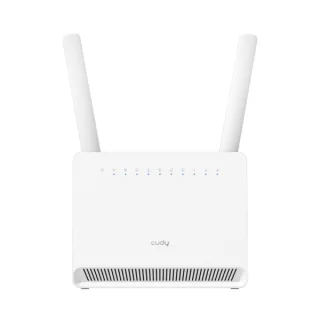Cudy Router WiFi 4G LTE Cat 12 Gigabit AX3000 - Velocidad hasta 1000Mbps - 4 Puertos - 1 Ranura Nano SIM - Cat 12 - Color Blanco