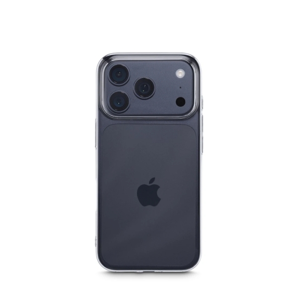 Hama Slim Protect Funda para iPhone 17 Pro - Antiamarilleo - Policarbonato - Bordes Elevados - Color Transparente