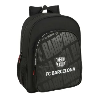 Safta F.C.Barcelona Mochila - Adaptable a Carro - Bolsillos Laterales - Doble Tirador - Hombreras Acolchadas - Asa Superior - 15L - 320x120x380mm - Color Negro