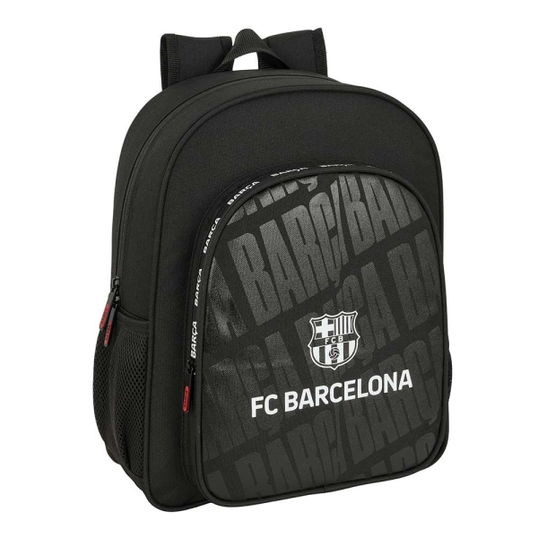 Safta F.C.Barcelona Mochila - Adaptable a Carro - Bolsillos Laterales - Doble Tirador - Hombreras Acolchadas - Asa Superior - 15L - 320x120x380mm - Color Negro
