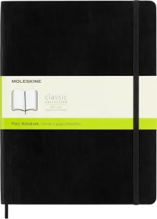Moleskine Classic Libreta de Tapa Blanda - Papel Marfil Liso - 70g/m2 - Apertura 180º - Esquinas Redondeadas - Marcapaginas - Bolsillo Interior Extensible - Cierre Elastico - 19x25cm - Color