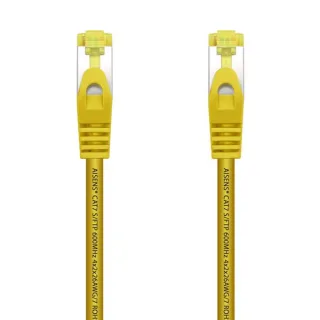 Aisens Cable de Red Latiguillo RJ45 LSZH Cat.7 600 MHz S/FTP PIMF AWG26 - 1.0M - Color Amarillo