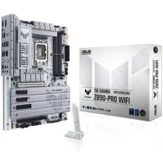 Asus TUF Gaming Z890-PRO WIFI Placa Base LGA 1851 - WiFi 7, Bluetooth, HDMI, DisplayPort, 4x DDR5, 4x SATA III, 4x M.2, PCIe 4.0 y 5.0, Thunderbolt, USB 2.0, 3.2, USB-C, RJ-45 - Factor de Fo