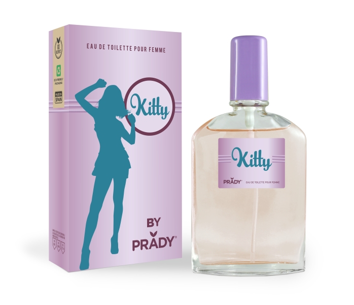Prady Colonia de Mujer Kitty - Frasco de 90 ml - Spray Pulverizador