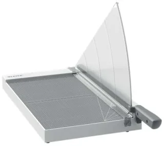 Leitz Precision Home Office A3 Guillotina de Papel Formato A3 - Corta hasta 10 Hojas - Iluminacion del Filo de Corte - Cuchilla de Acero Inoxidable de Alta Calidad