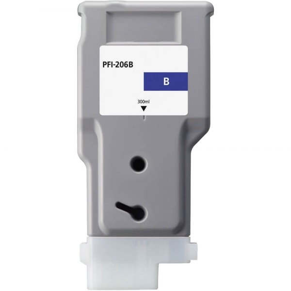 Canon PFI206 Azul Cartucho de Tinta Pigmentada Generico - Reemplaza 5311B001/PFI-206B