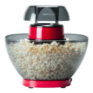 Cecotec FunandTaste P'Corn Easy Palomitero Electrico - 1200W - Cocina sin Aceite - Sistema de Aire Caliente - Tazon Extraible Donut - Bol Transparente - Rapido en 3min - Facil de Limpiar - C