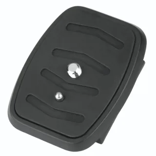 Hama Star 200 Soporte de Liberacion Rapida para Tripode - Tornillo de 1/4" - Plastico - 6.6x5.1cm - Color Negro