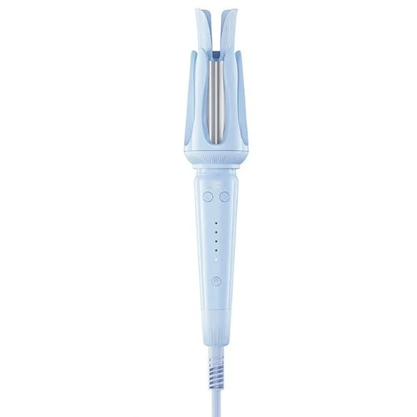 XO CF40 Rizador de Pelo - 40W - Punta 360 - Autocurvatura - Control de Temperatura Digital con 4 Niveles - Apagado Automatico - Color Azul